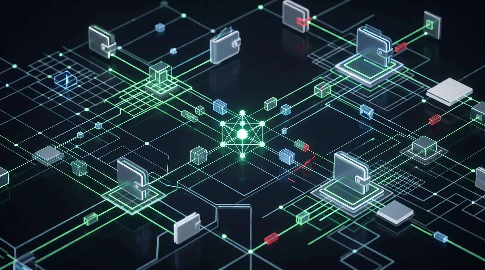 Visual representation of secure on-chain decentralized exchange protocols compared to traditional centralized market systems.