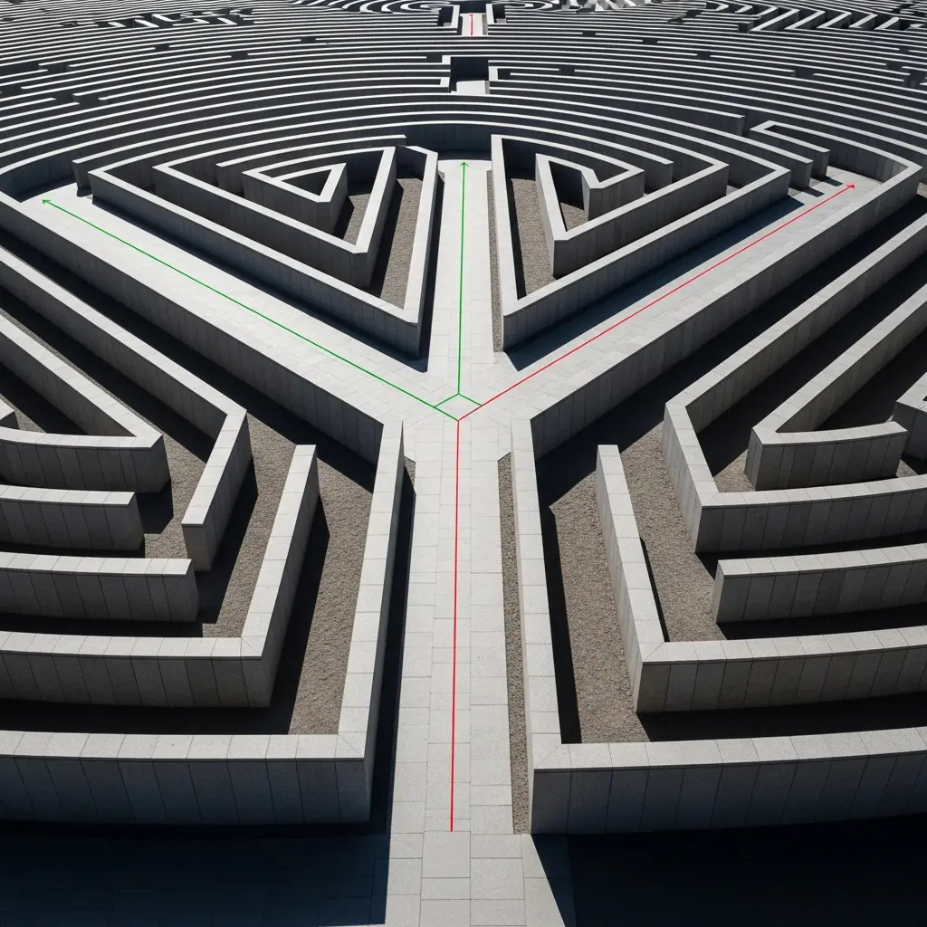 Earn2Trade's career path offers clear challenges and opportunities, like a maze with defined routes.