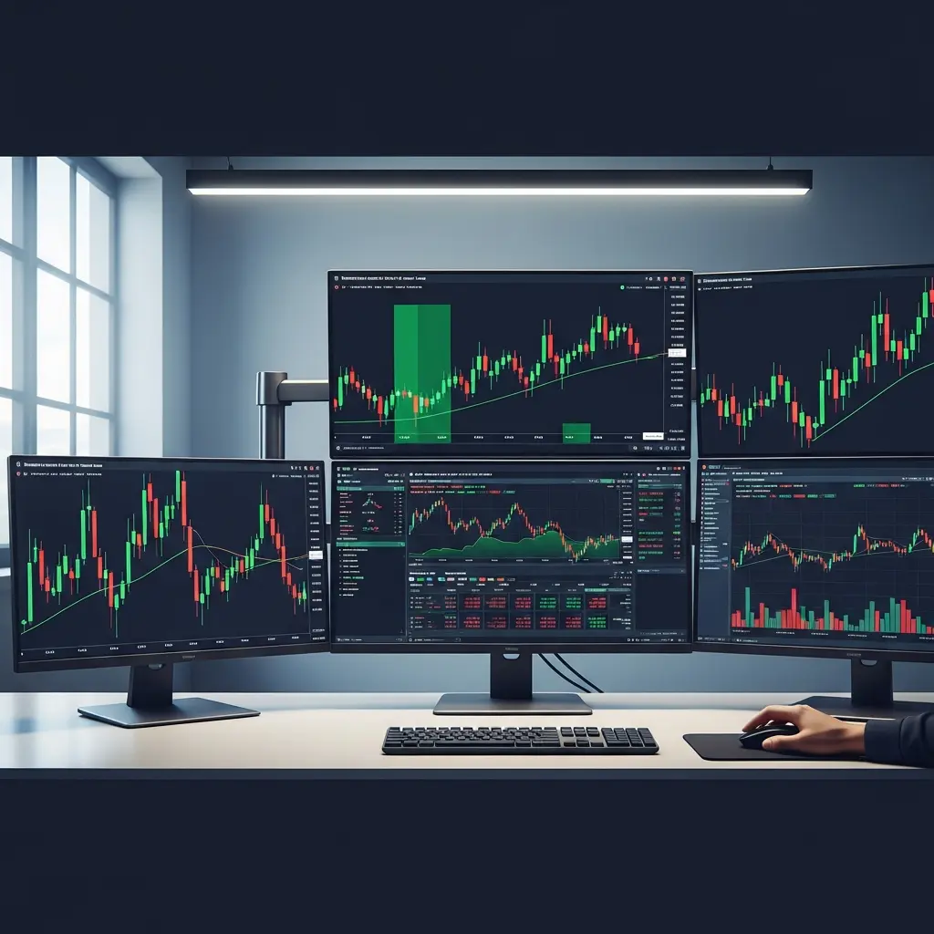 Earn2Trade's modern trading platform dashboard with advanced technology.