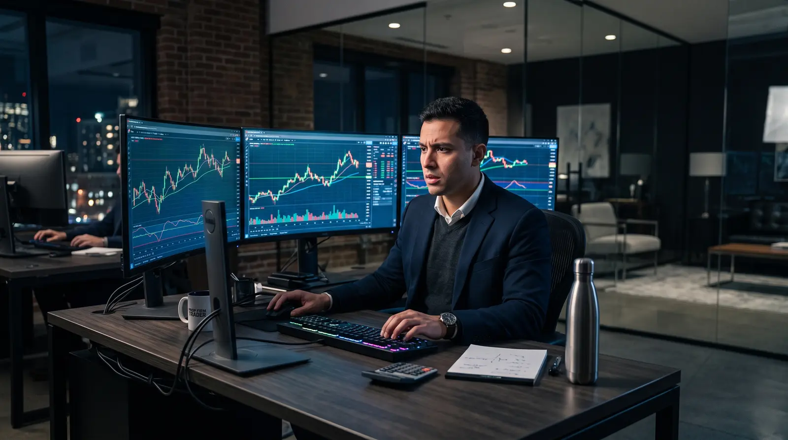 A high-performance trading setup showcasing native futures platform integrations for professional day traders.