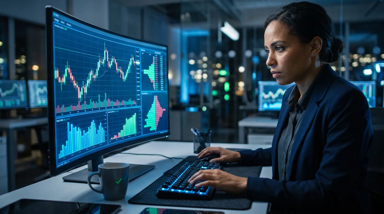 Digital trading interface showing live market data for understanding what is hyperliquidX and decentralized perp trading.