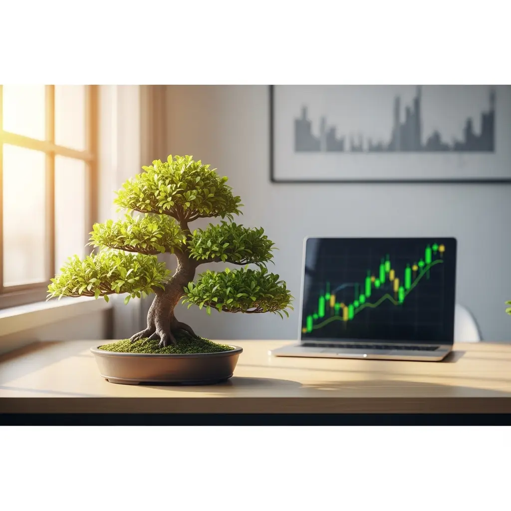 Chart showing long-term growth and savings strategy with Take Profit Trader discounts.