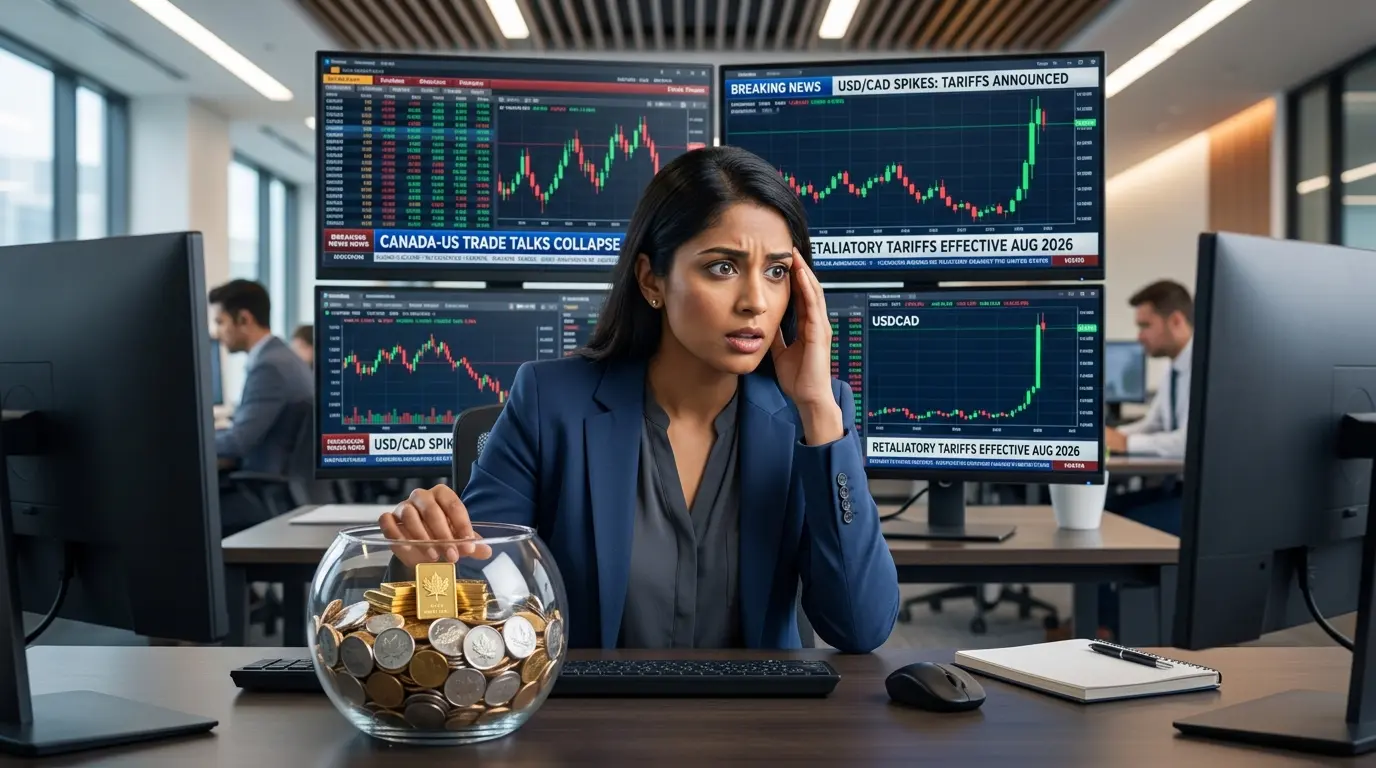 Why Traders Are Repricing the Canadian Dollar After Trade Talks Collapse