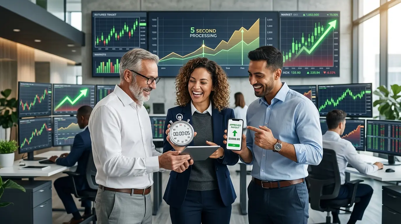 What Take Profit Trader’s 5-Second Payouts Mean for Futures Traders