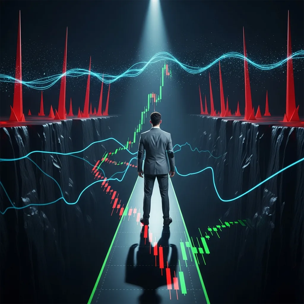 A complex navigation path with arrows, representing the intricacies of drawdown limits in prop trading.