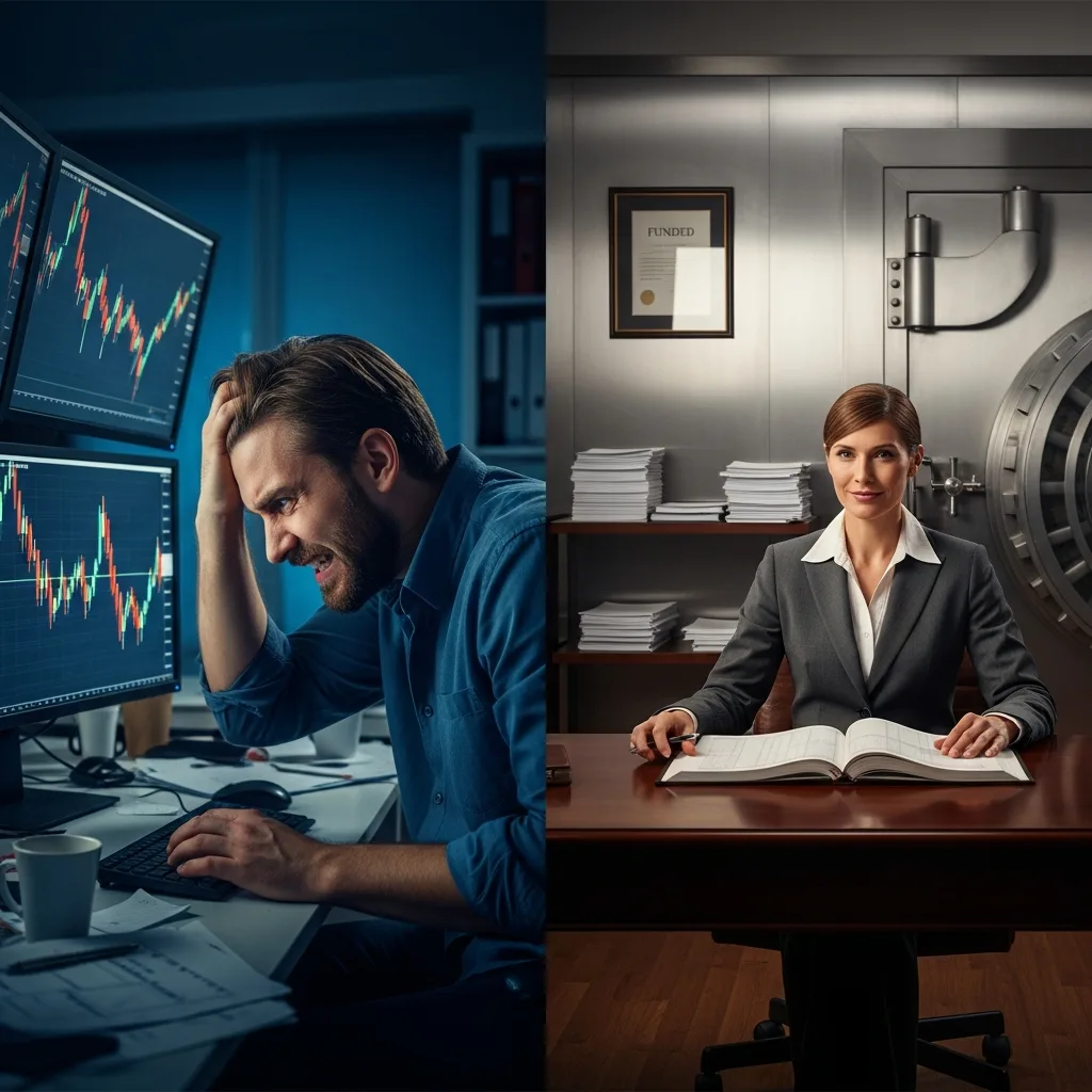 Understanding the financial reality and risk management strategies of no-evaluation prop firms.