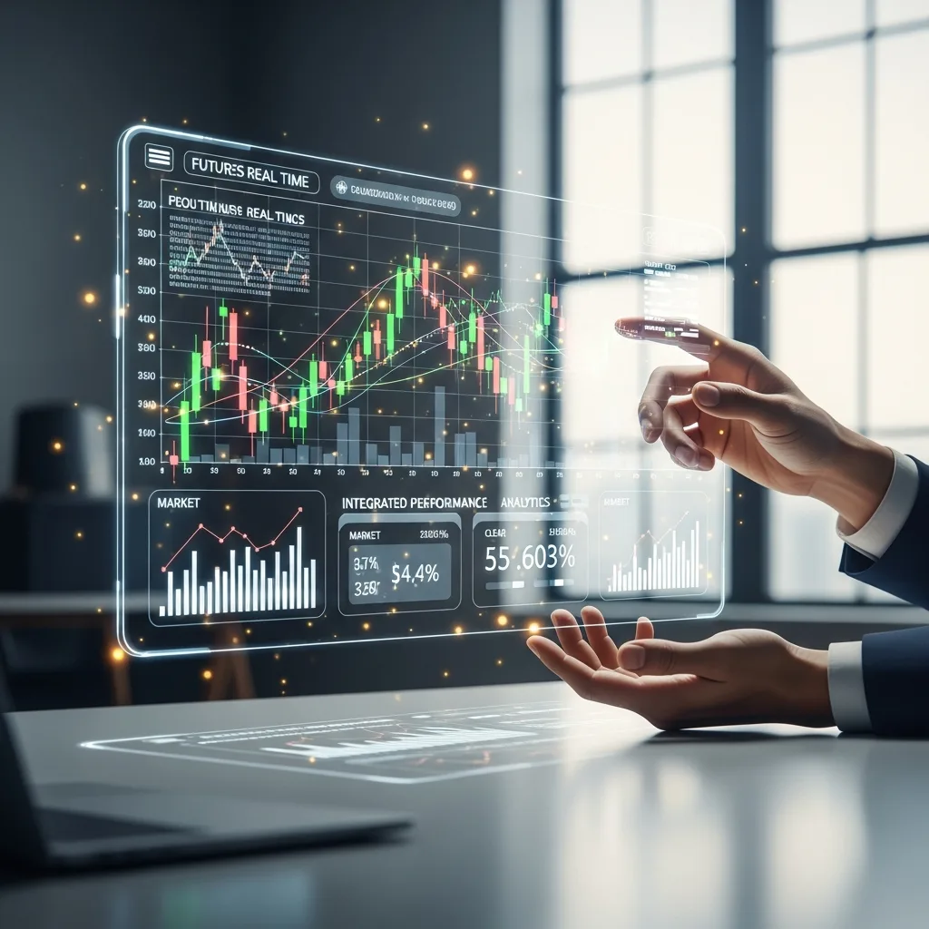 TopstepX™ platform showing integrated trading analytics